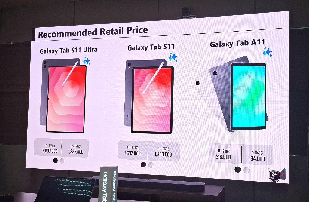 Price of Galaxy Tab S11 Ultra, Galaxy Tab A11 in naira