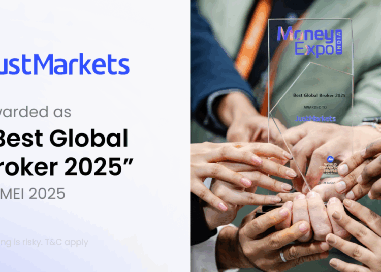 JustMarkets, Best Global Broker of the Year at Money Expo India 2025