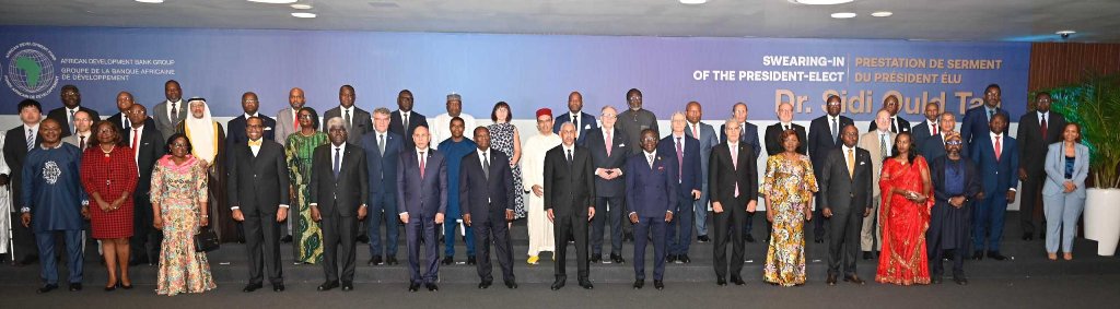 Dr. Sidi Ould Tah was sworn-in, president, African Development Bank Group (AfDB)