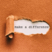 make a difference today