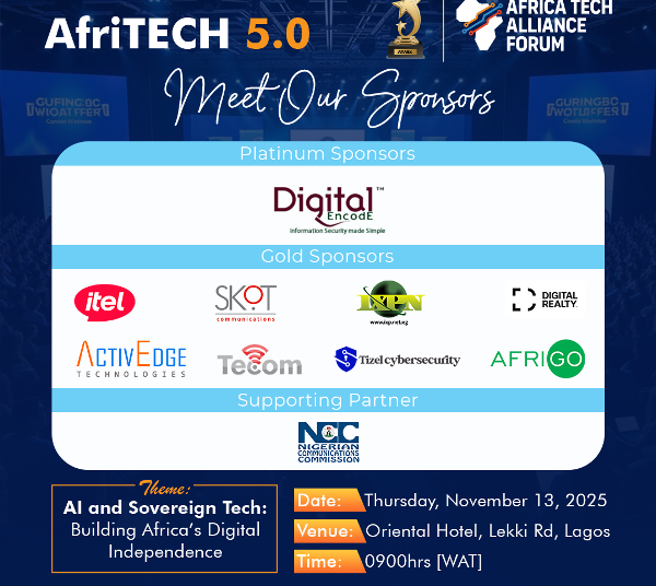 AfriTECH 5.0 Sponsors Banner