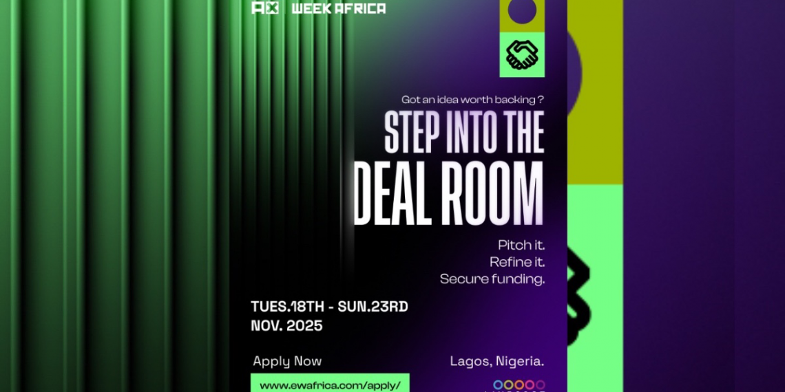 Entertainment Week Africa’s Deal Room Offers ₦25 Million to Creative Tech Startups