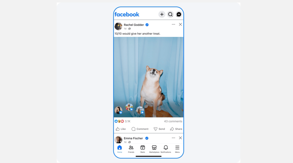 Facebook upgraded Reels for Social Share