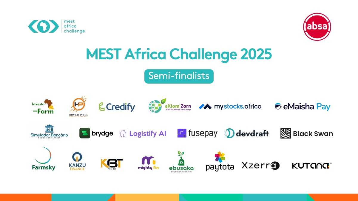 MEST Africa, Absa Reveal 20 Semi-Finalists for 2025 MEST Africa Challenge