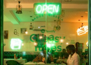 Spotify Greasy Tunes Café opening