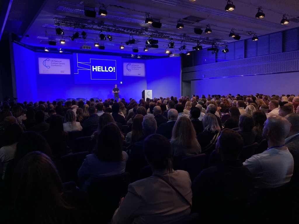 Sabio's Stuart Dorman speaking at Disrupt 2024 in London