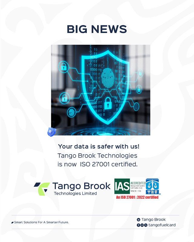 Tango ISO 27001:2022 certification