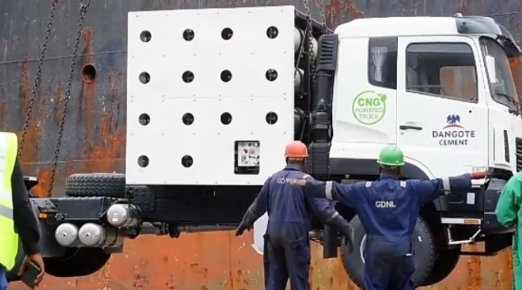 Dangote Cement CNG haulage