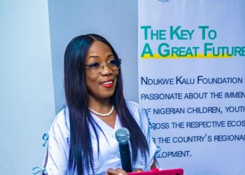 Ms. Erica Okibe, executive secretary of the Ndukwe Kalu Foundation