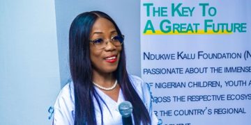 Ms. Erica Okibe, executive secretary of the Ndukwe Kalu Foundation