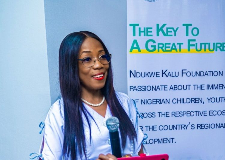 Ms. Erica Okibe, executive secretary of the Ndukwe Kalu Foundation