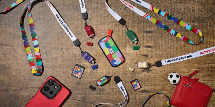 SANDISK Official Licensed Product Collection for the FIFA World Cup 2026 | Flash data storage