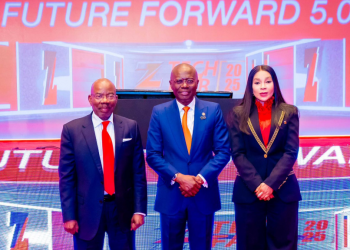 Sanwo-Olu hails Jim Ovia at Zenith Bank Tech Fair 2025