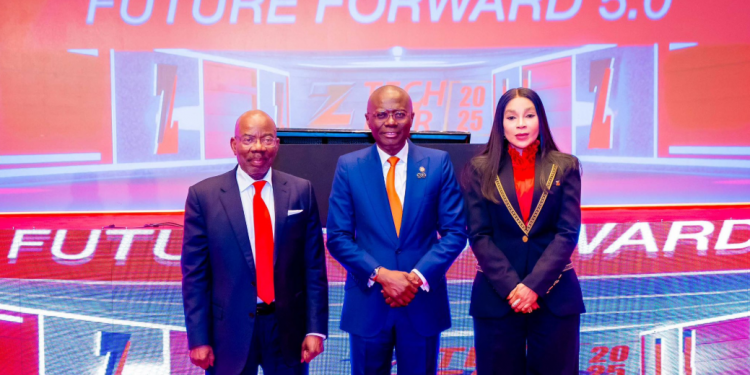 Sanwo-Olu hails Jim Ovia at Zenith Bank Tech Fair 2025