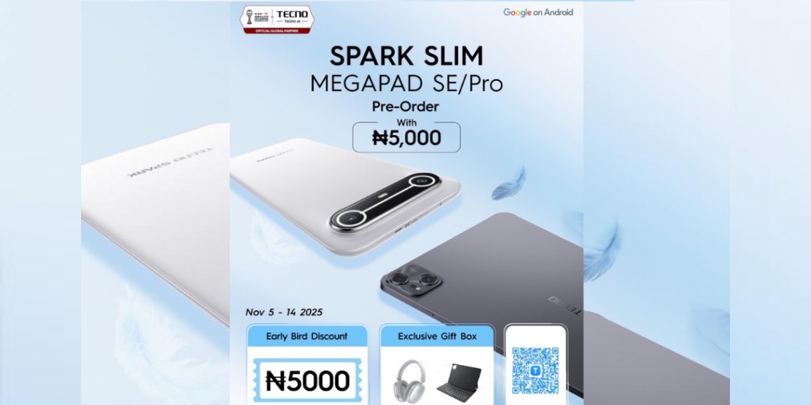 TECNO Begins 5-Day Countdown to MEGAPAD & SPARK Slim Launch