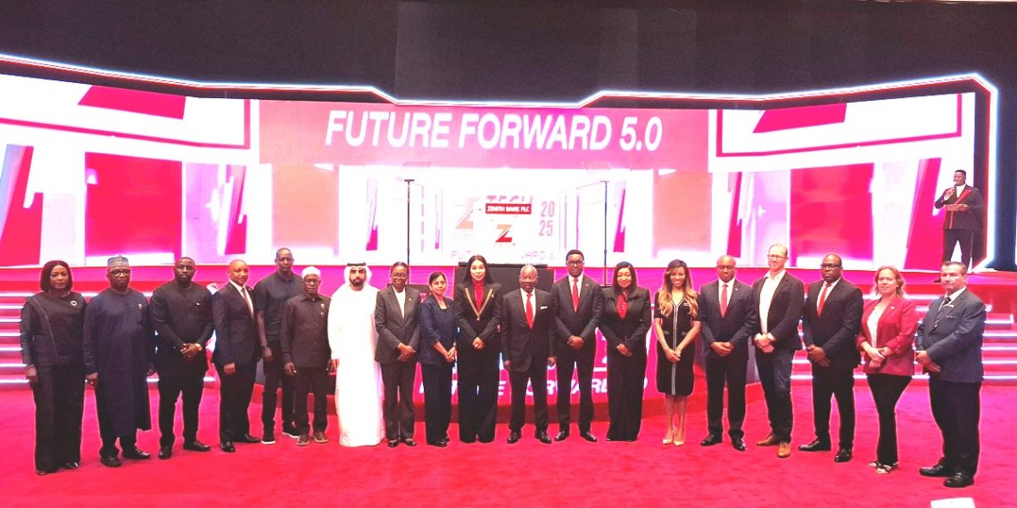 Umeoji and Jim Ovia at Zenith Tech Fair 2025 - FUTURE FORWARD 5.0