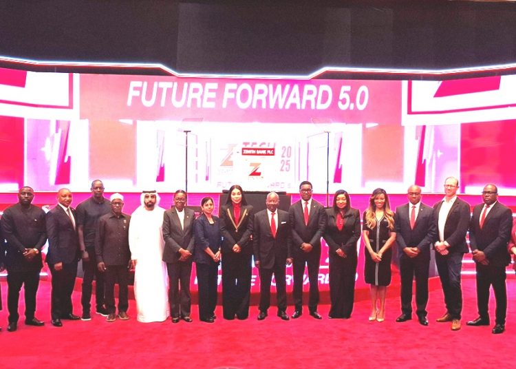 Umeoji and Jim Ovia at Zenith Tech Fair 2025 - FUTURE FORWARD 5.0