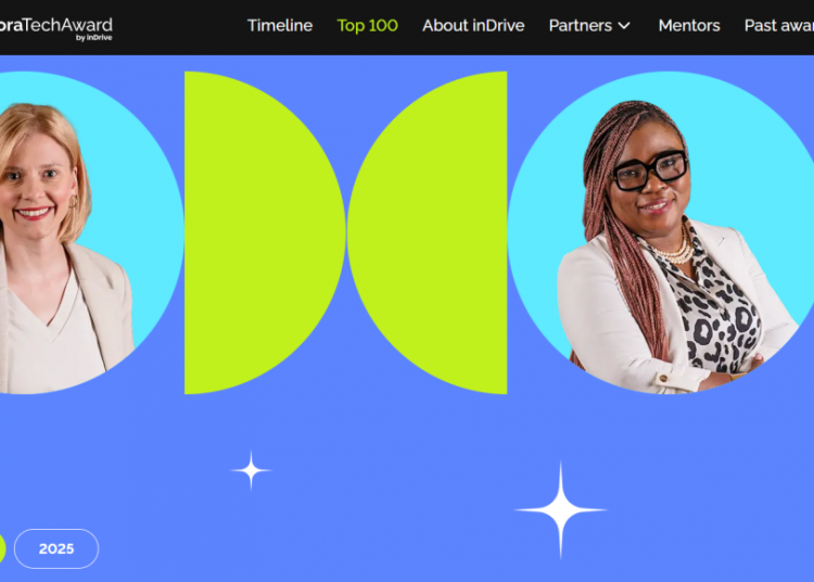 Aurora Tech Award top 100 female founders list