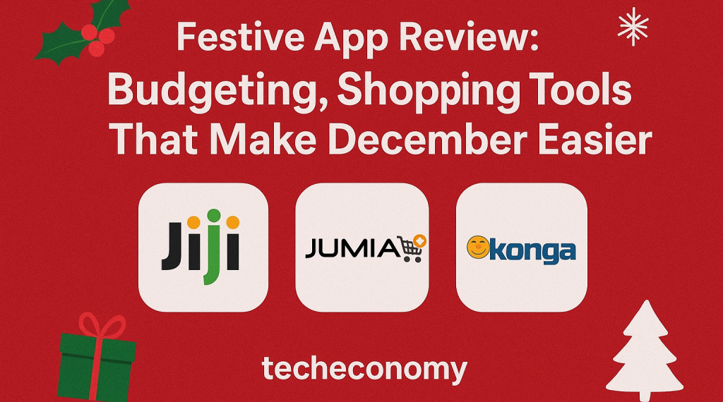 Budgeting, Shopping apps for festive season