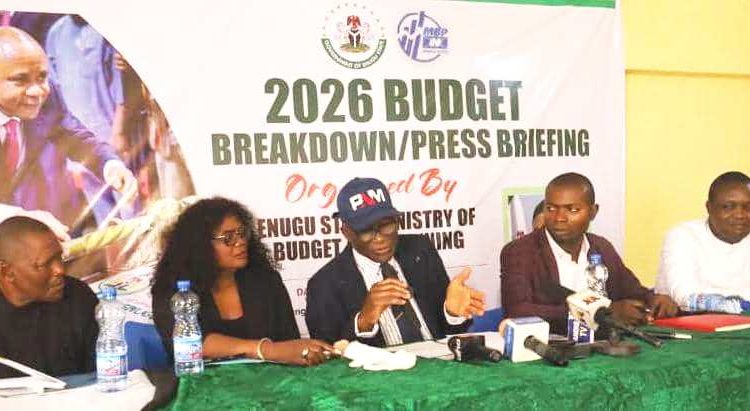 Chris-Roberts Ozongwu and others speaking on Enugu Budget 2026