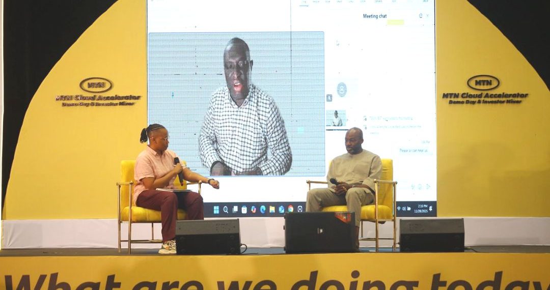 Victor Asemota at MTN Cloud Accelerator Demo Day