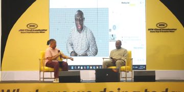 Victor Asemota at MTN Cloud Accelerator Demo Day