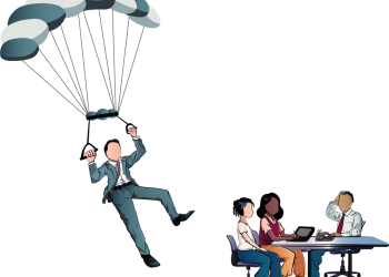 Parachuting organisational development