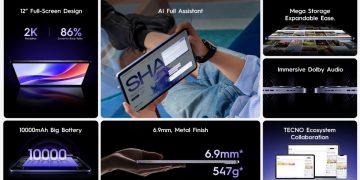 TECNO Megapad features