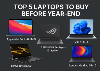 Top 5 Laptops to Buy Before Year-end
