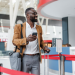 Travel, tourism, airport passenger, air traffic, holiday