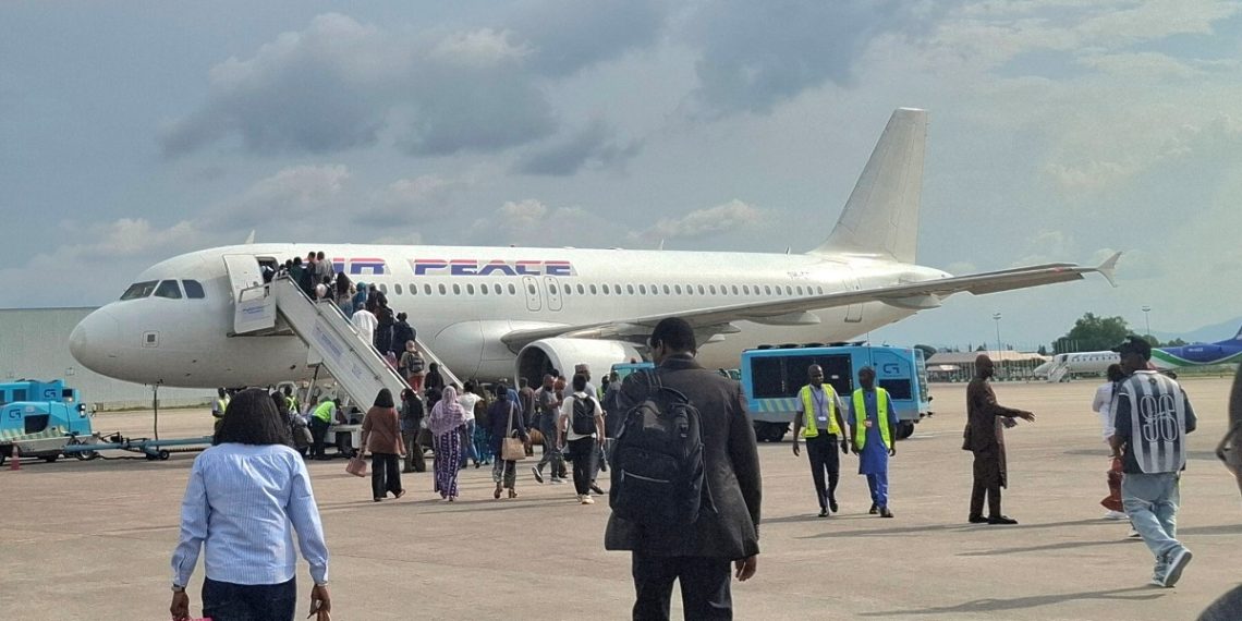 air passenger airlines traffic Lagos airport MMIA MM2 MM1 Air Peace | Ibadan–Abuja