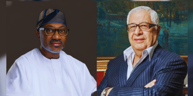 Femi Otedola Hails Mentor Gilbert Chagoury at 80