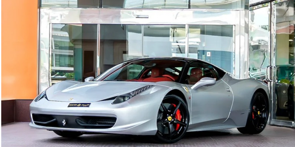 Used Ferrari for sale in Dubai showcasing a luxury second hand supercar in excellent condition