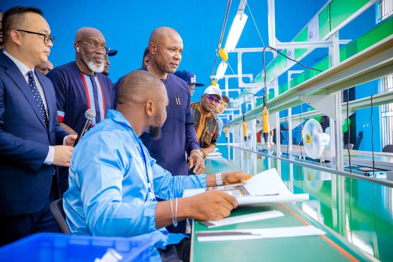 Governor Peter Mbah inspects Enugu Haier Factory