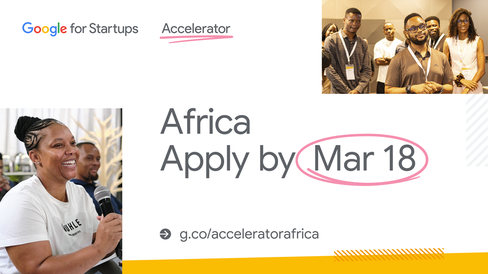 APPLY to Google for Startups Accelerator Africa Cohort 10