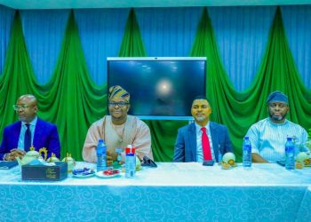 Ibrahim Adeyanju and GBB top management staff