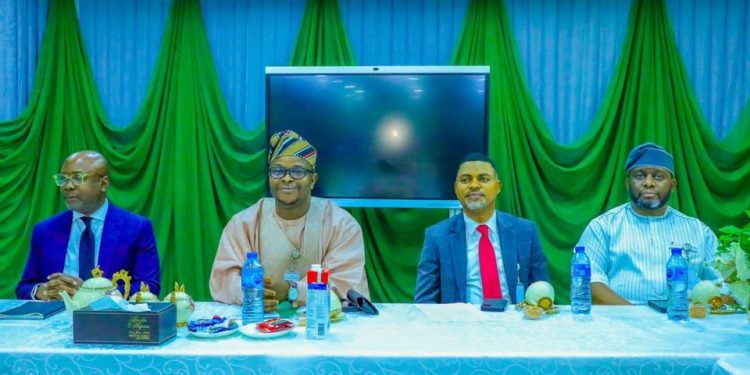 Ibrahim Adeyanju and GBB top management staff