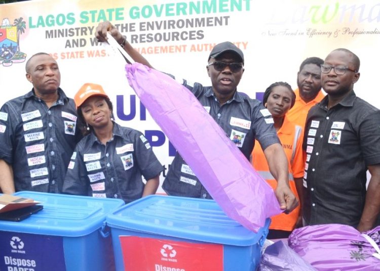 Sanwo-Olu unveils Blue Box Programme for waste sorting
