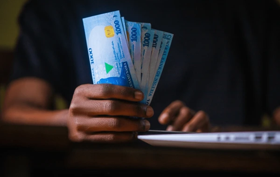 counting naira new notes - capital inflows | Nigeria and European Tech Giant | Naira performing currency in Africa