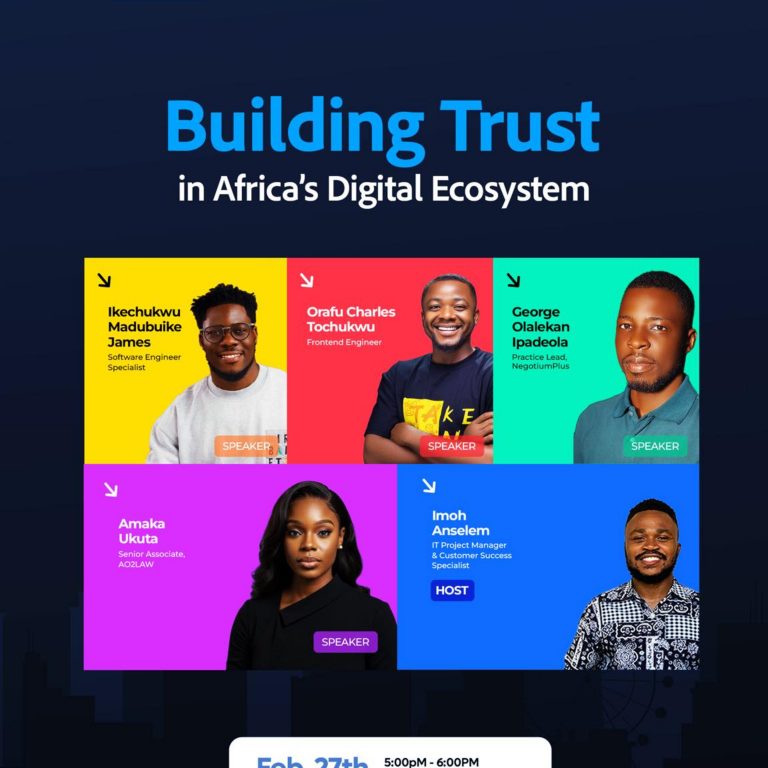 BUILDING TRUST IN AFRICA ECOSYSTEM