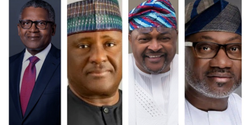 Dangote Rabiu Adenuga and Otedola net worth