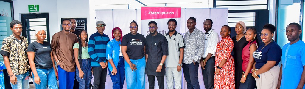 A cross section of FlashChange team members and other participants at the Startup Grind fireside chat Lagos event.