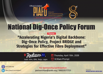PIAFo 8.0 to Drive Dig-Once Policy