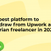 best platform to withdraw from Upwork in Nigeria in 2026