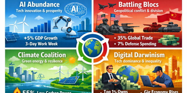 Four Scenarios for the World of 2050 - ChatGpt