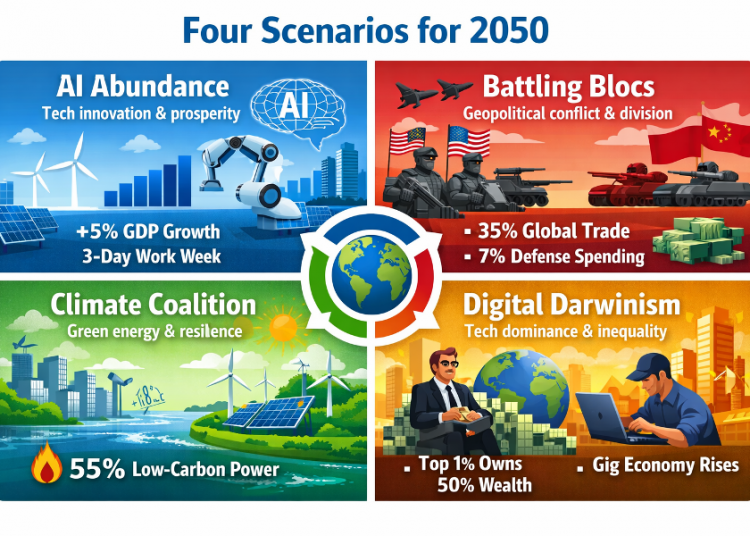 Four Scenarios for the World of 2050 - ChatGpt