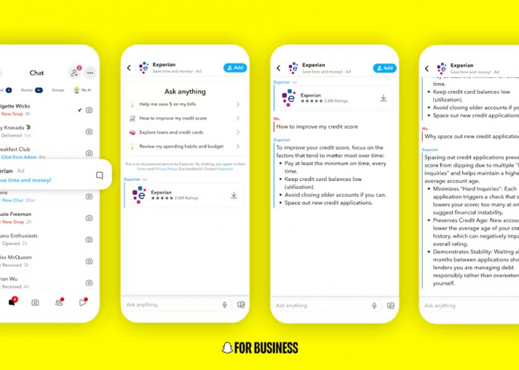 Snapchat AI Sponsored Snaps