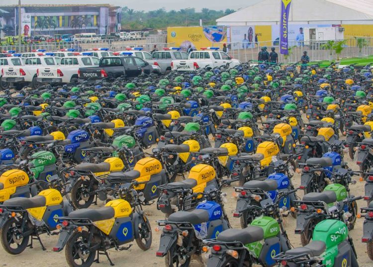 Spiro new electric bikes in Ogun State