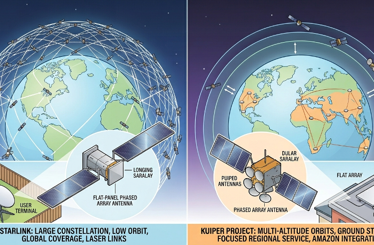Starlink and Amazon Kuiper Project