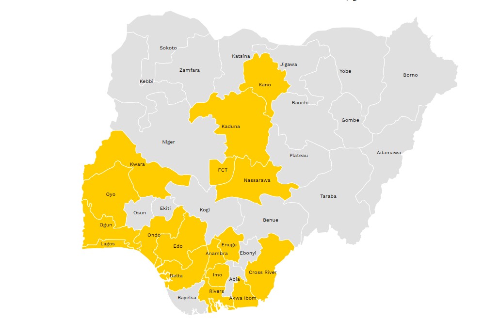 FibreX locations
